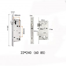 Врезной замок 60x85